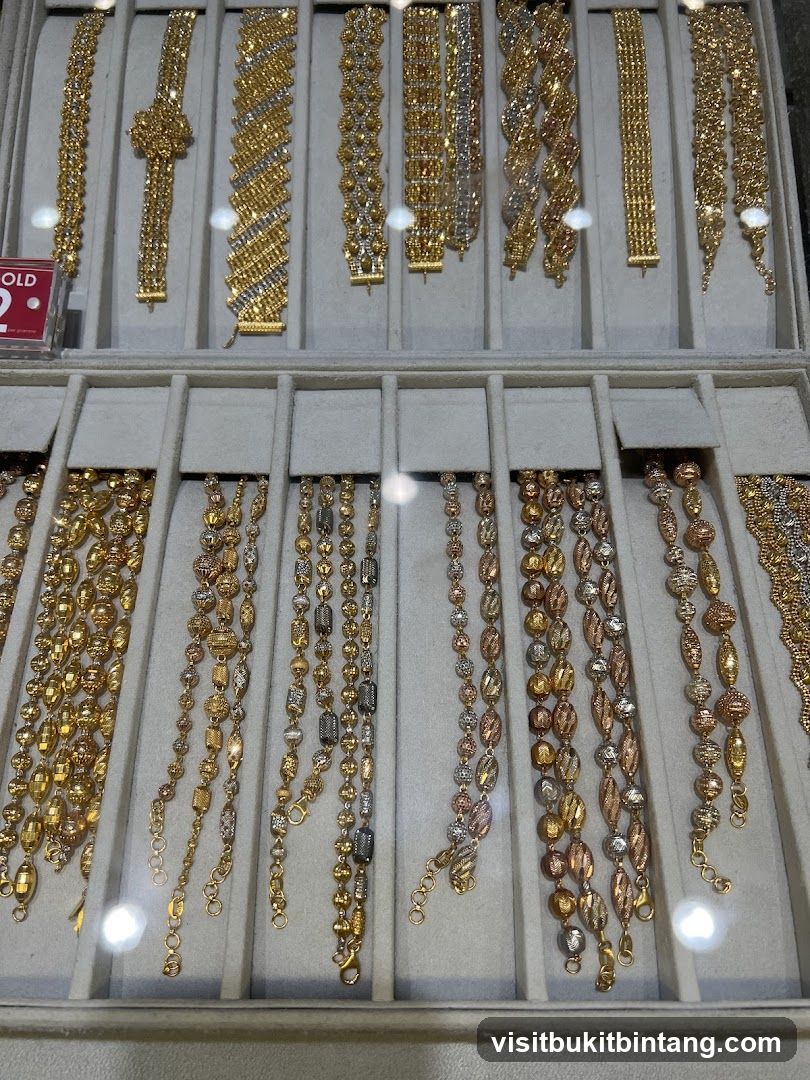 Assortment of Gold Bracelets
