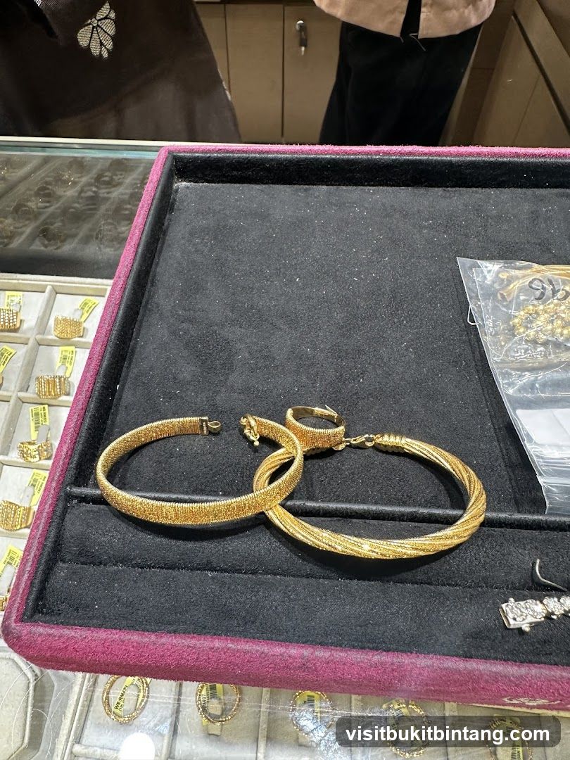 Gold Jewelry Display