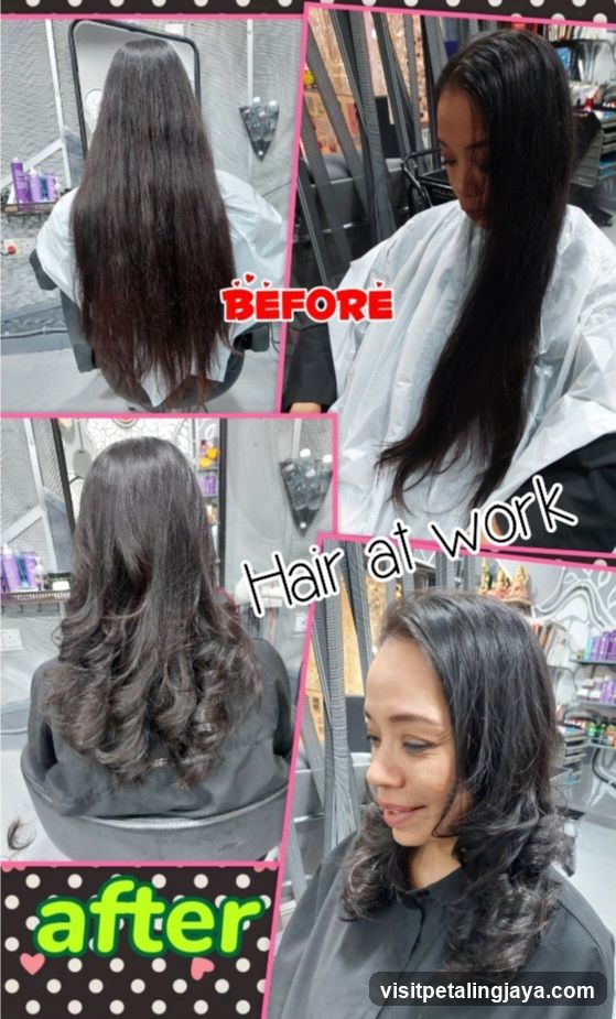 Hair Transformation Before and After