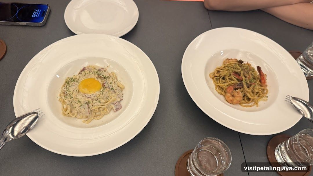 Pasta Dishes on Table