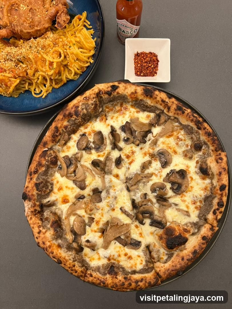 Pizza and Pasta Meal