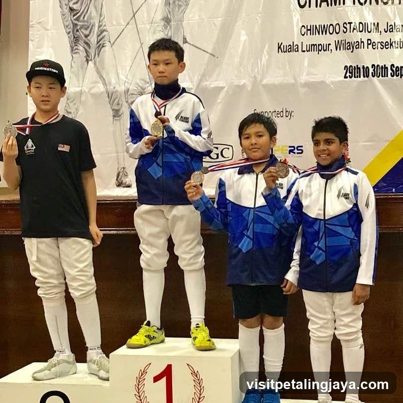 Fencing Medal Ceremony