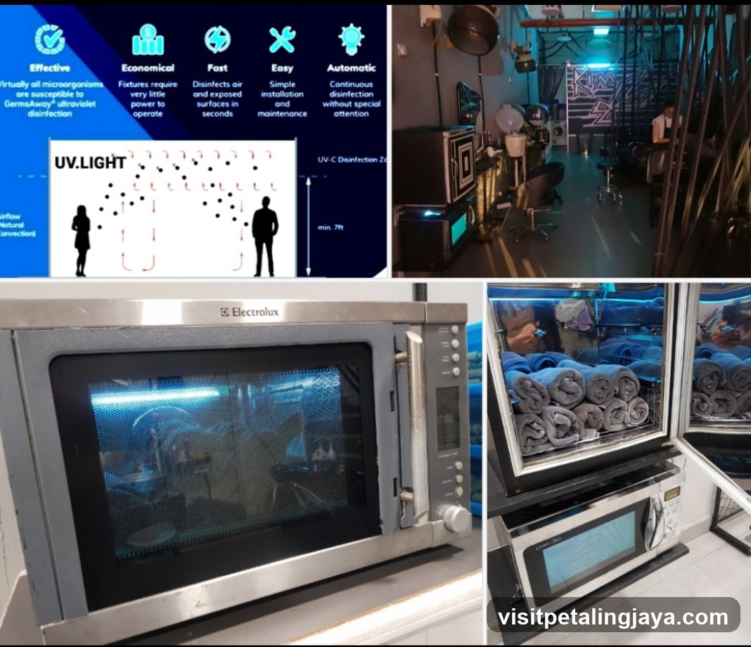 UV Disinfection System in Salon