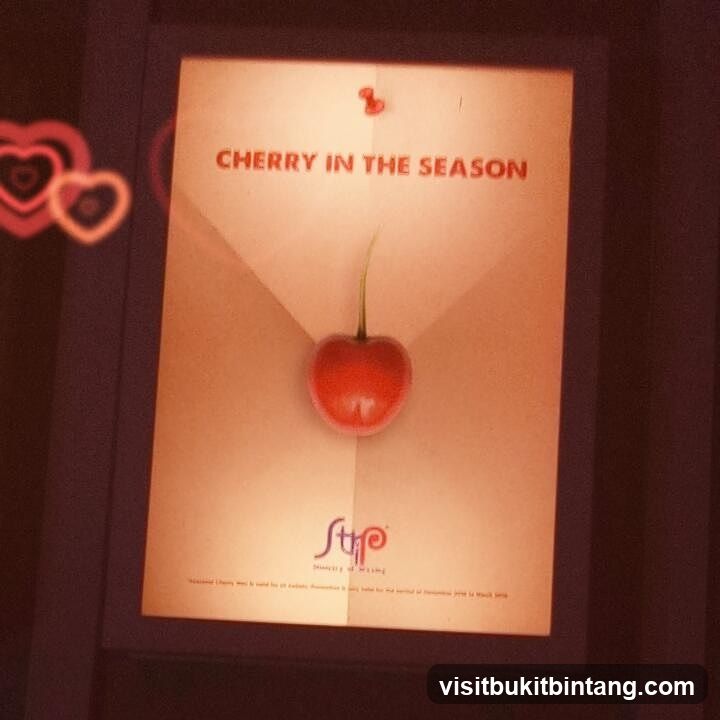 Cherry in Season Advertisement