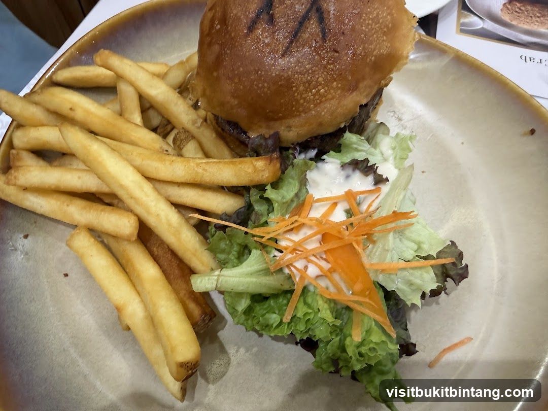 Burger and Fries