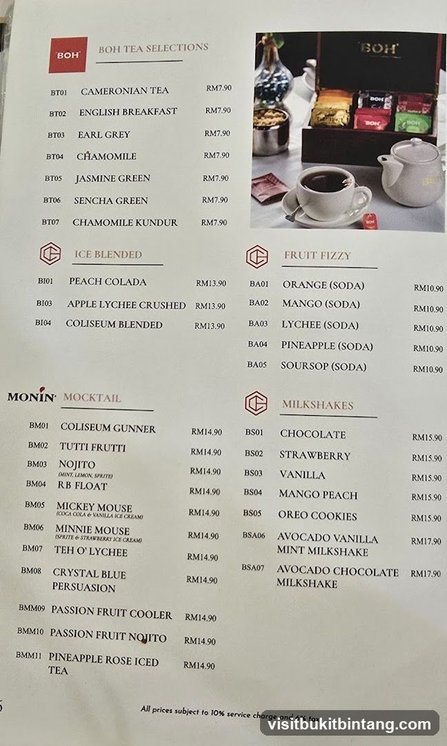 BOH Tea Selections
