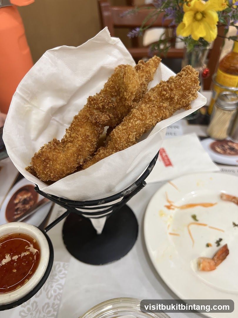 Fried Fish Sticks with Dipping Sauce