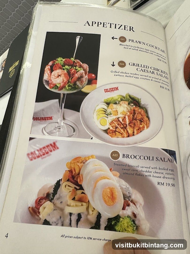 Appetizer Menu