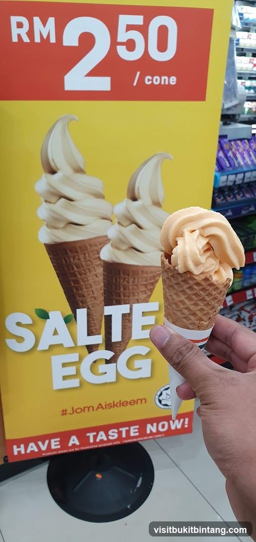 Salted Egg Ice Cream Promotion