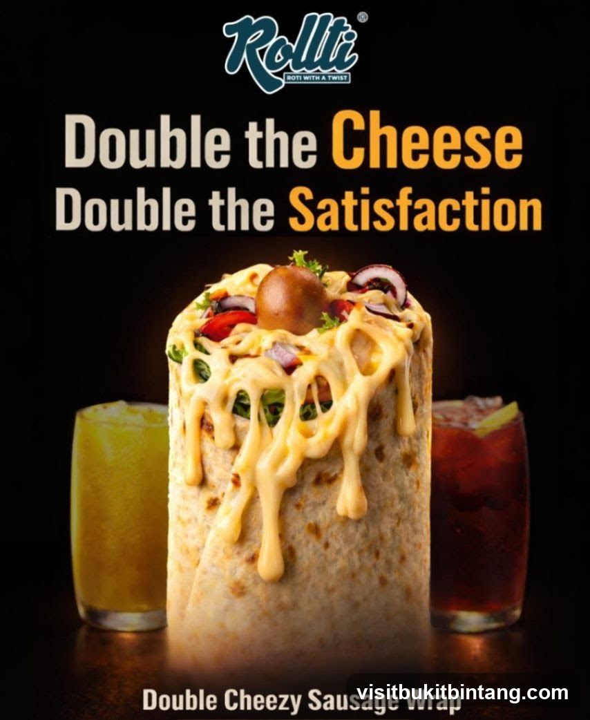 Double Cheezy Sausage Wrap