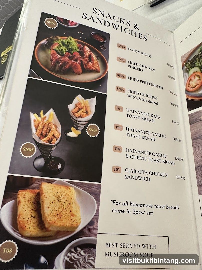 Snacks & Sandwiches
