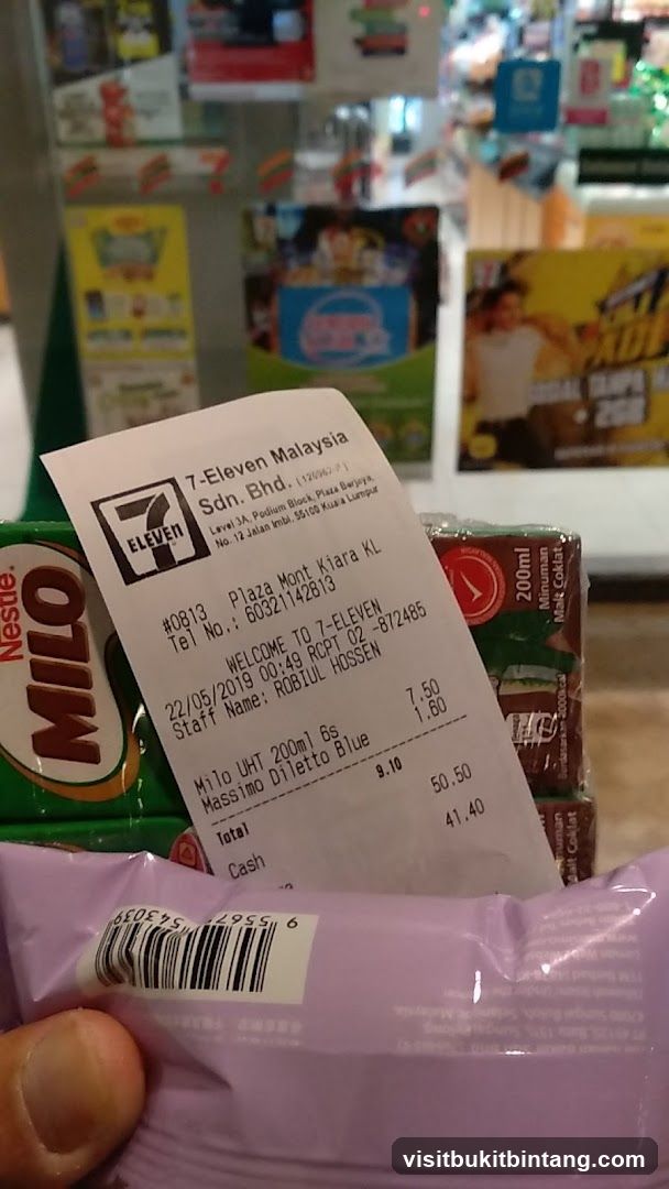 7-Eleven Receipt