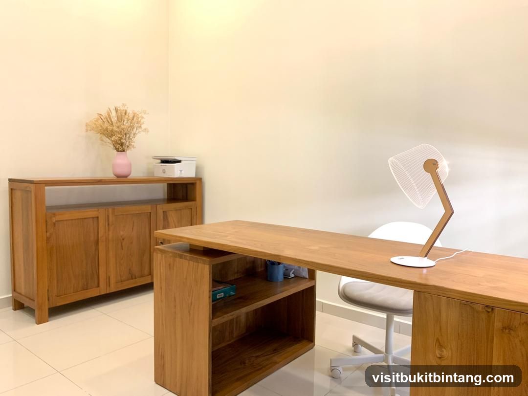 Office Desk and Cabinet