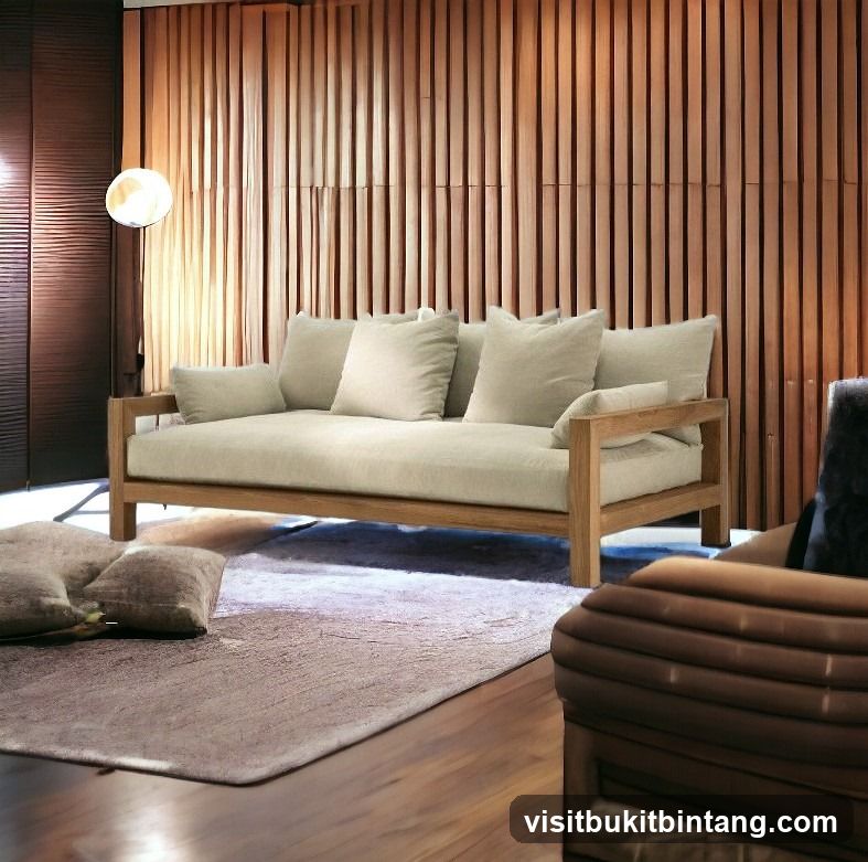 Modern Living Room with Sofa