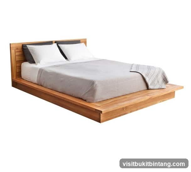 Wooden Platform Bed
