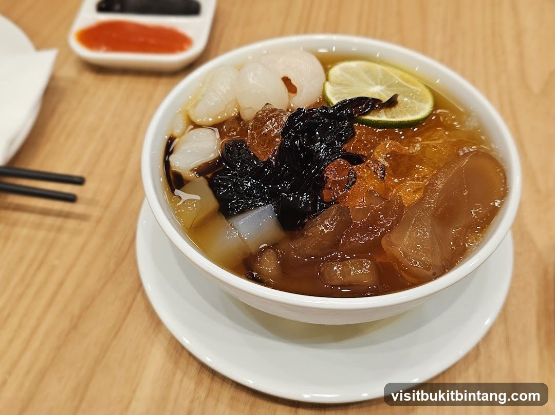 Dessert Bowl with Lychee and Lime