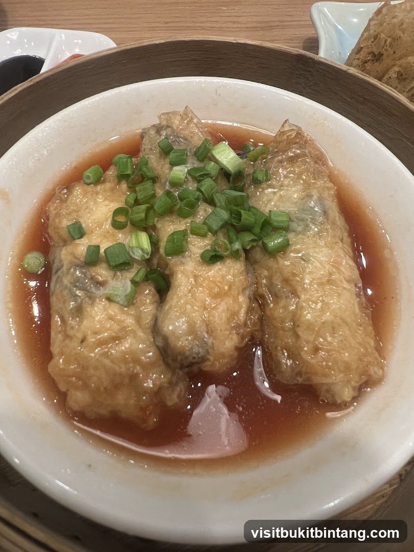 Steamed Tofu Skin Rolls