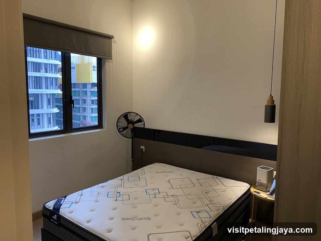Bedroom Interior with Window View