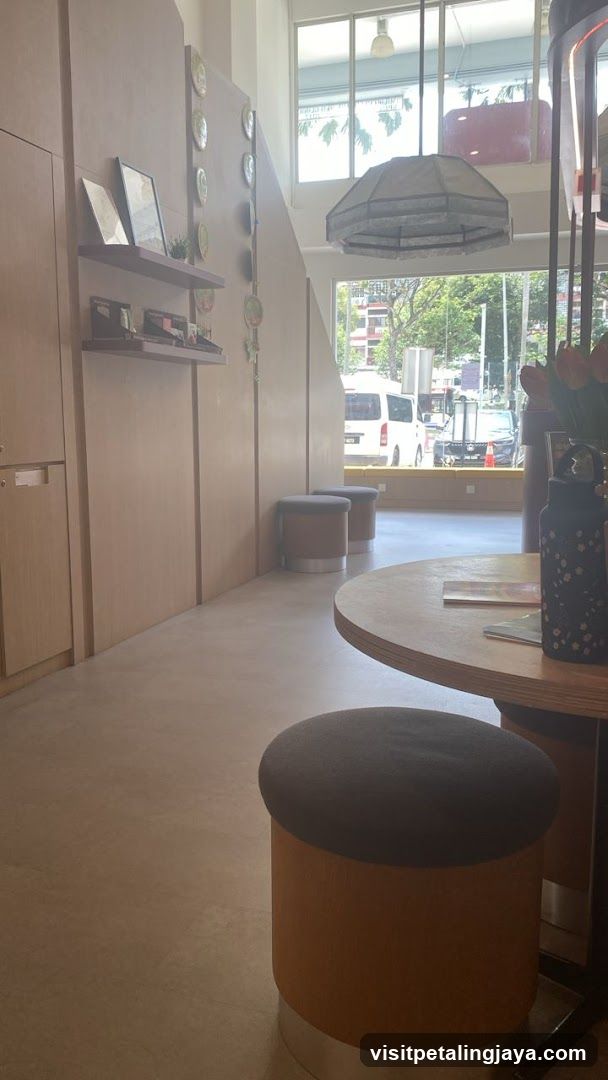 Interior of a modern cafe or shop