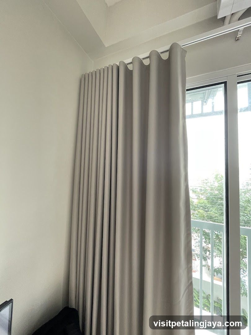 Interior Room with Curtains