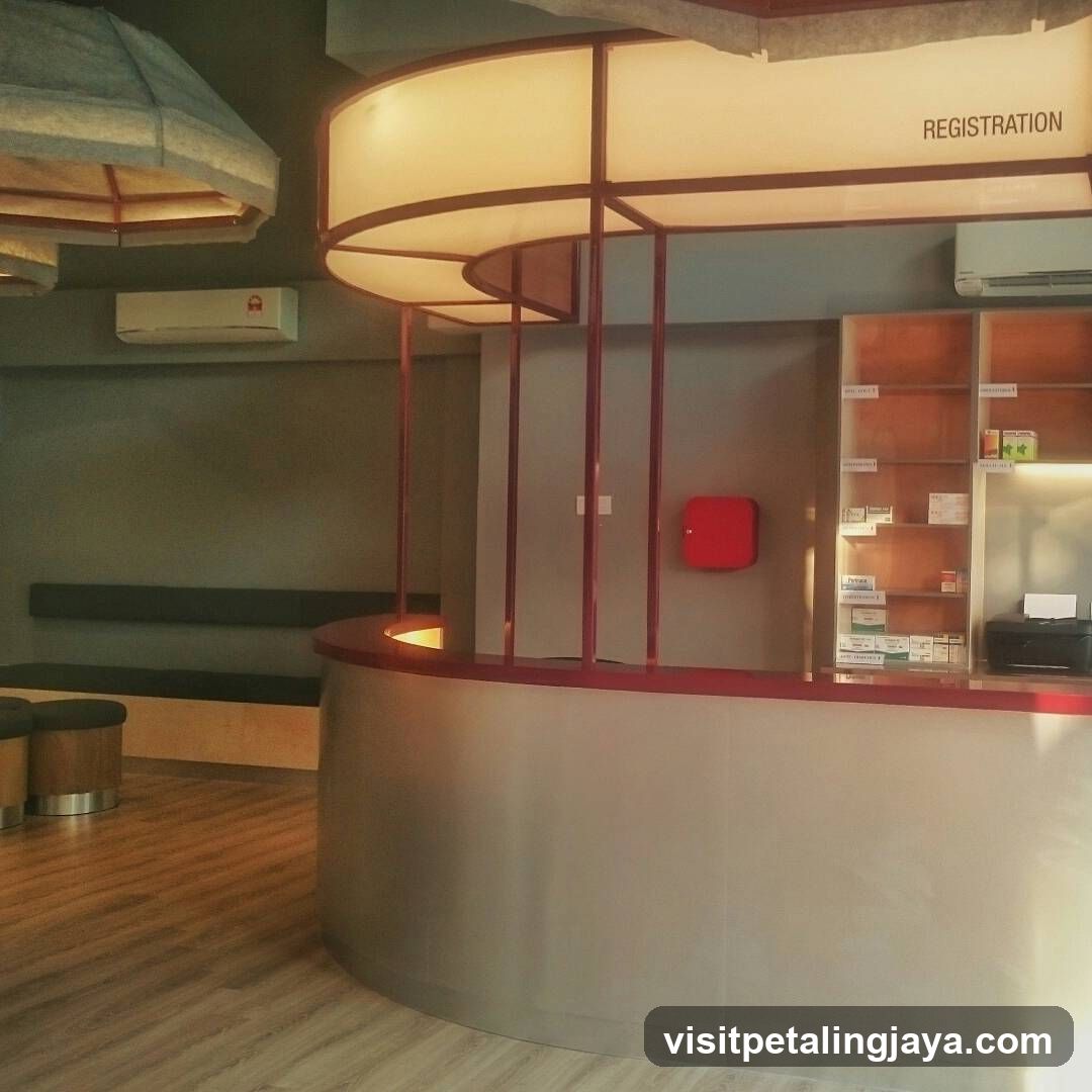 Registration Desk Interior
