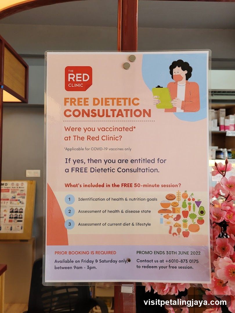 Free Dietetic Consultation Sign