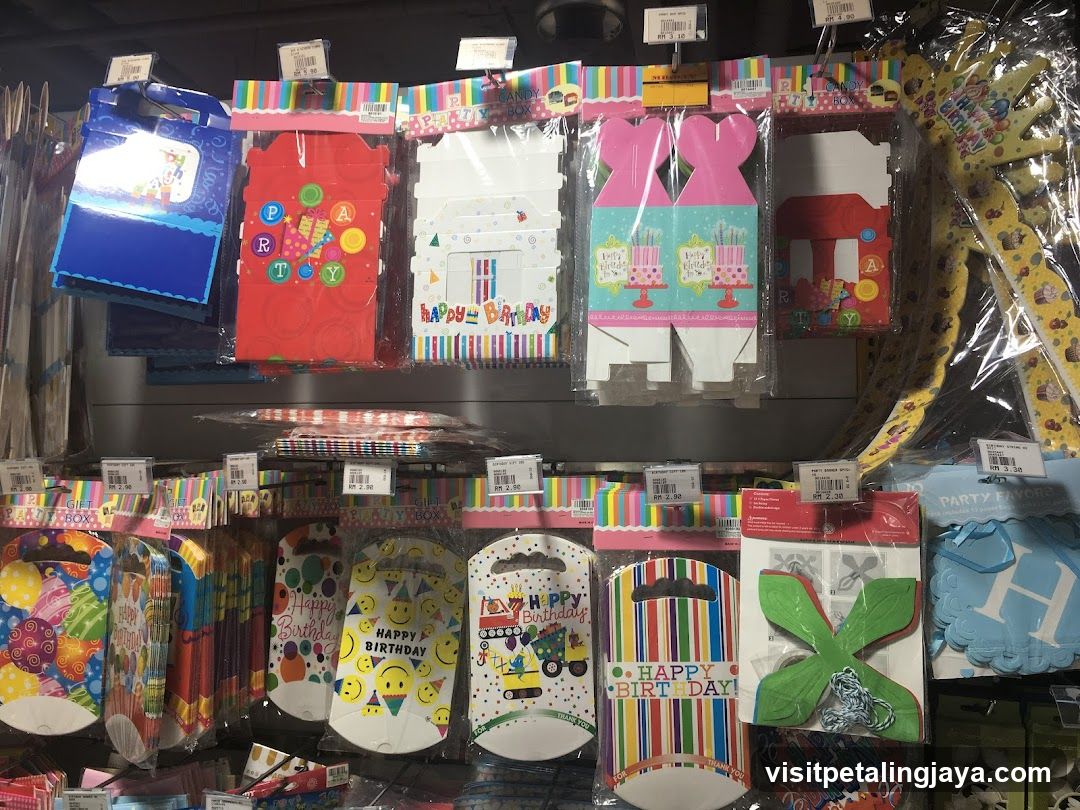 Party Supplies Display