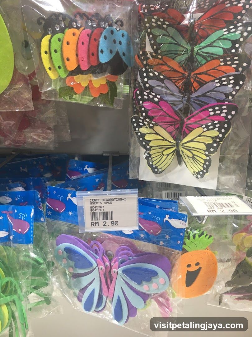 Craft Supplies Display
