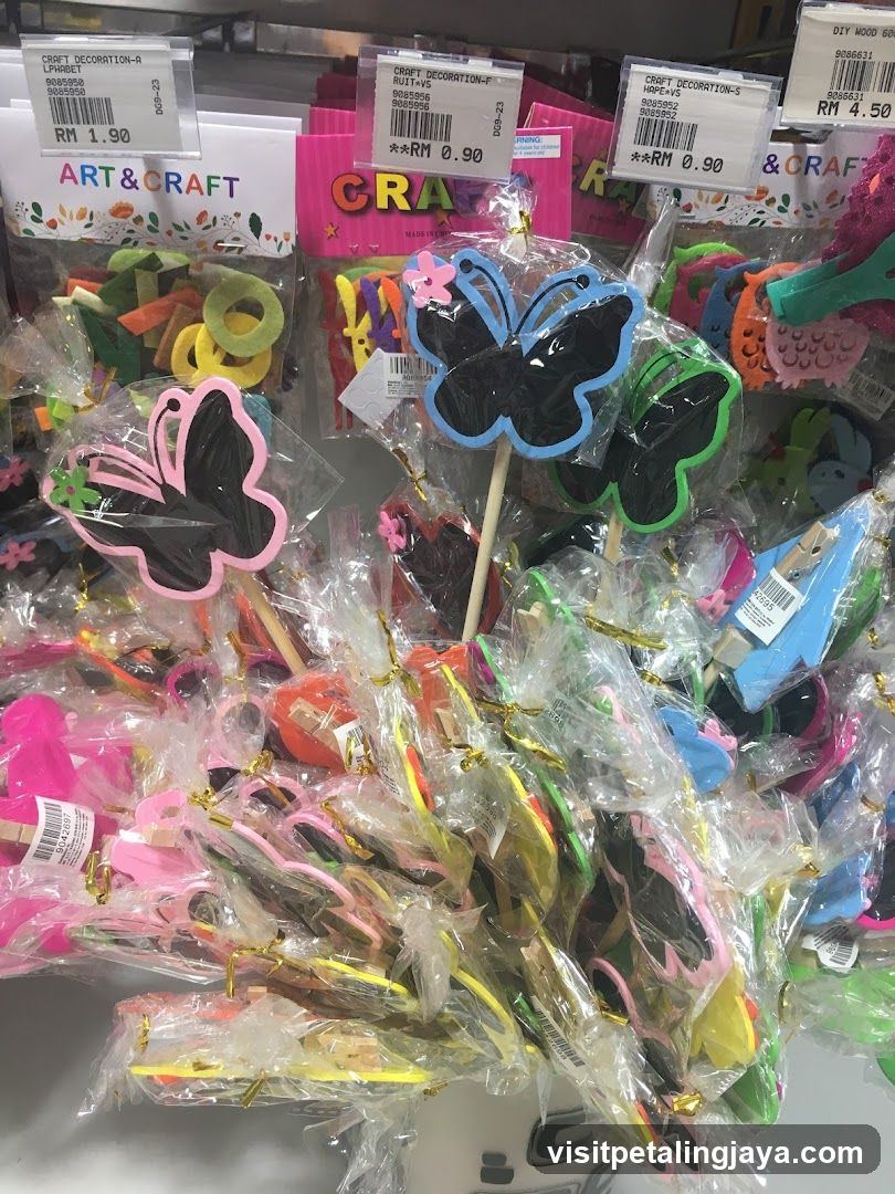 Art & Craft Supplies Display