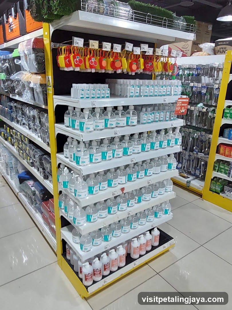 Hand Sanitizer Display in Store