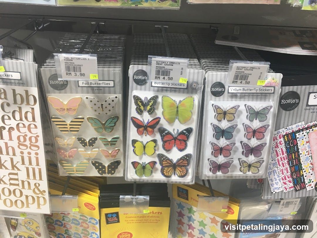 Sticker Display at Store