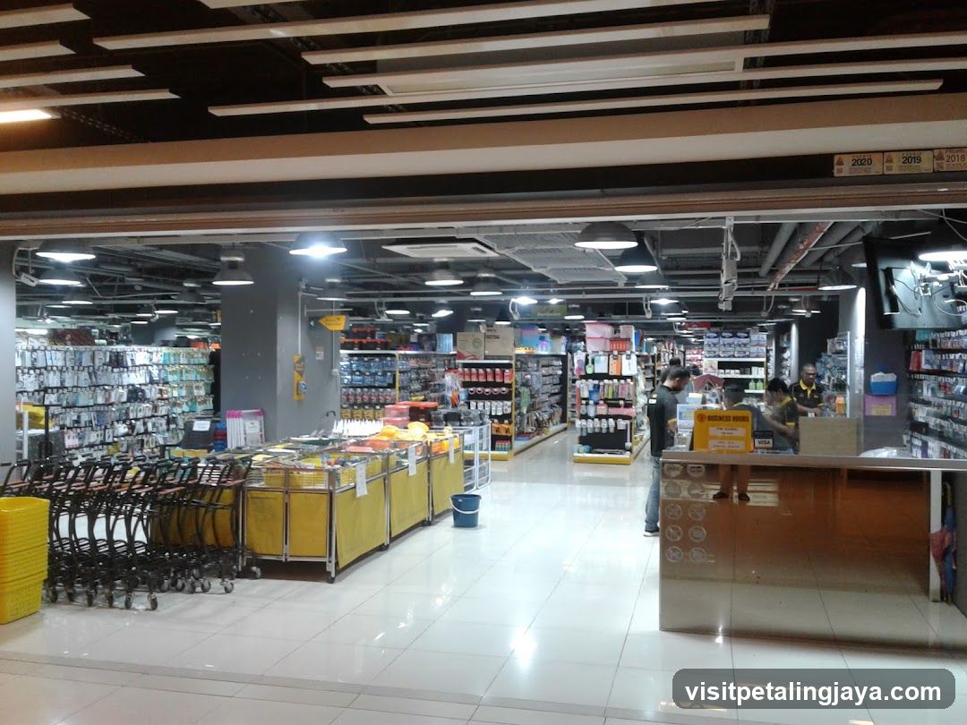 Interior of a retail store