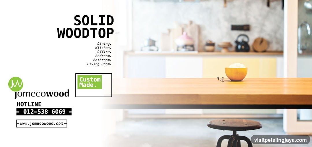 Jomecowood Solid Woodtop Advertisement