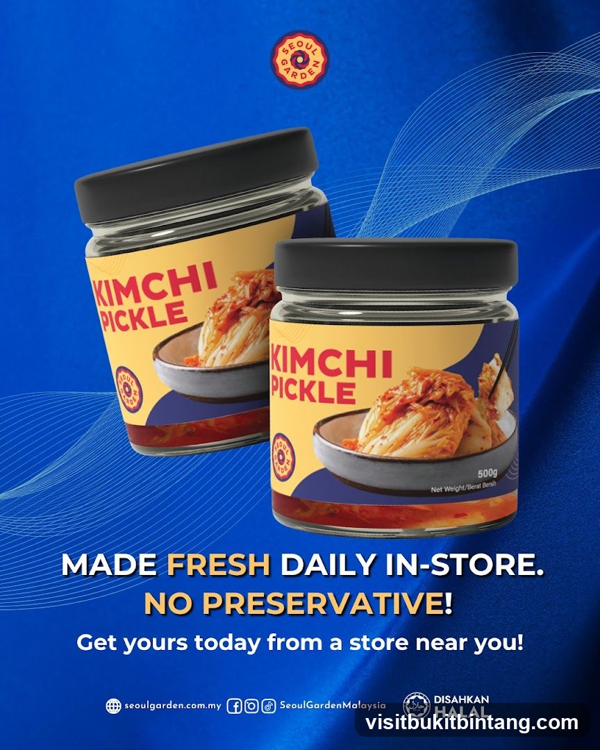 Seoul Garden Kimchi Pickle Advertisement