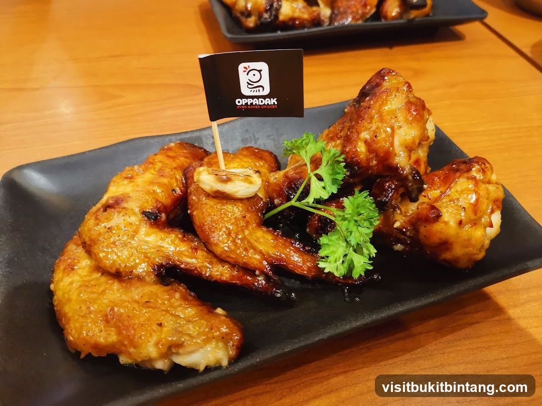 Oven-baked chicken wings