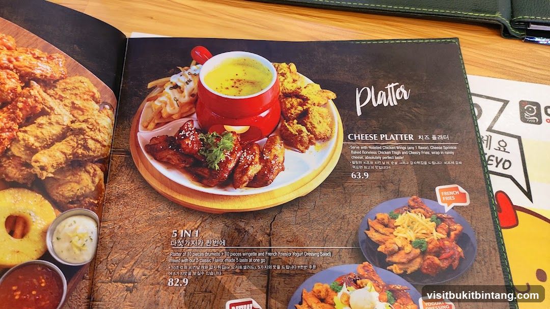 Platter Menu