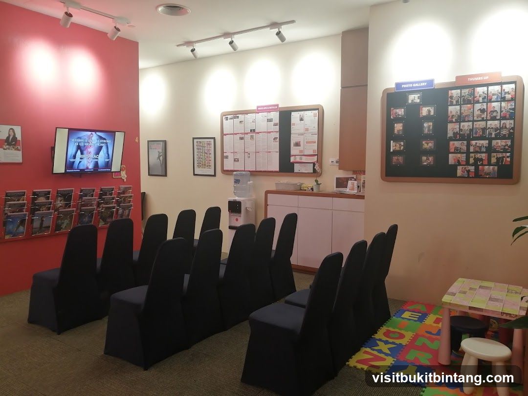 Waiting Area with Chairs and Displays