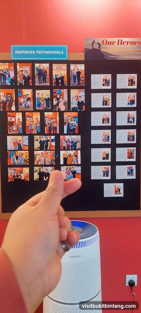 Inspiring Testimonials and Our Heroes Display