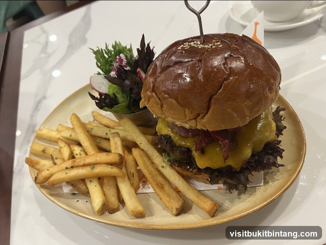 Burger and Fries