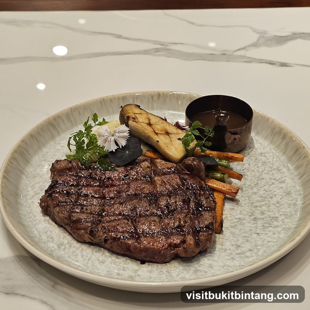 Grilled Steak with Vegetables