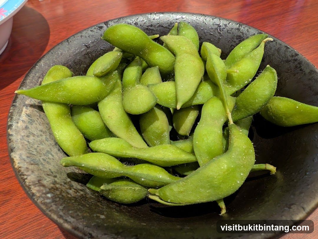 Edamame in a Bowl
