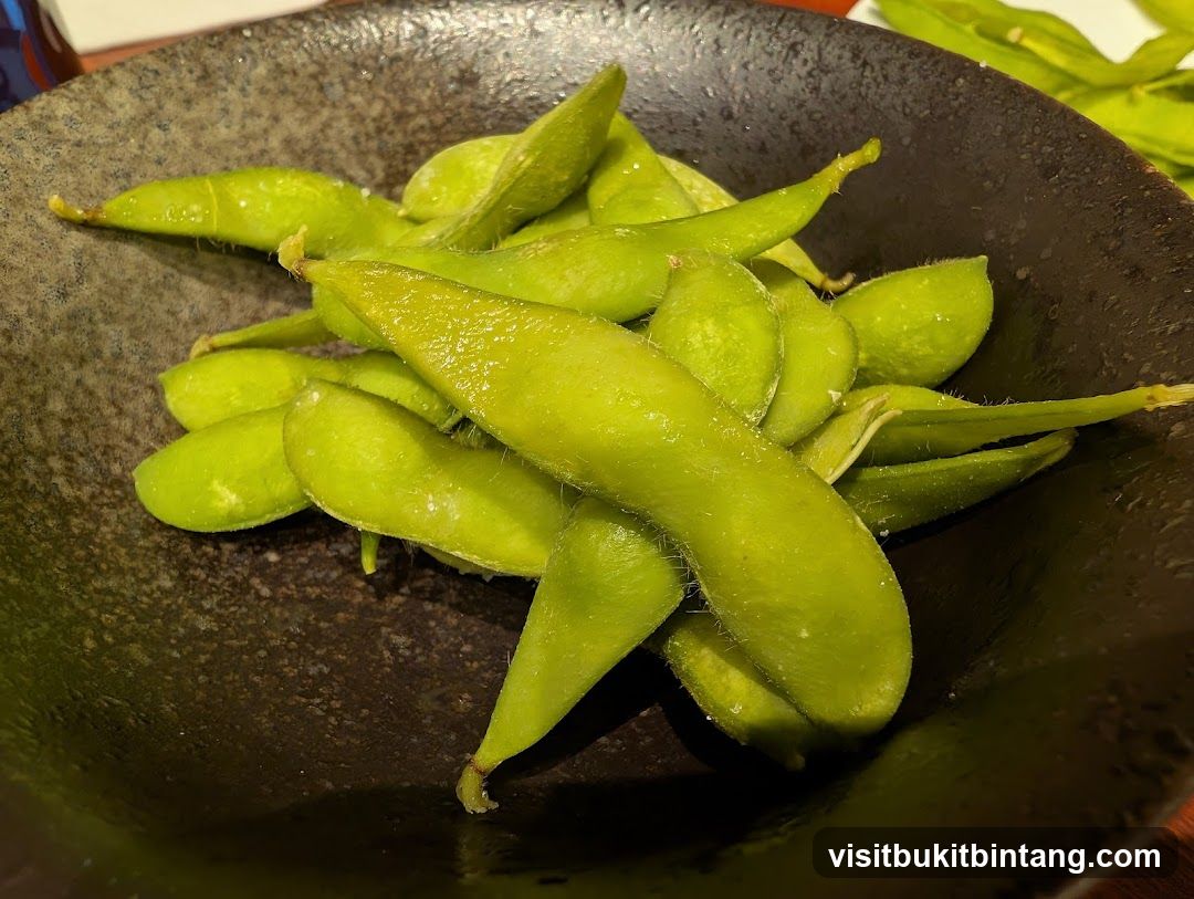 Edamame in a Bowl