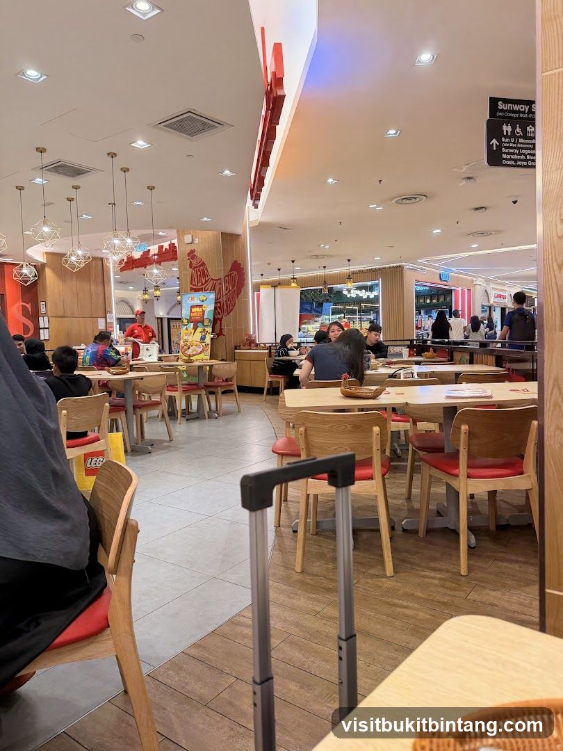 Restaurant Interior with Diners