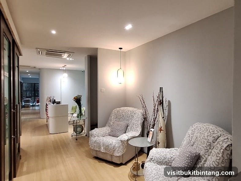 Spa waiting area