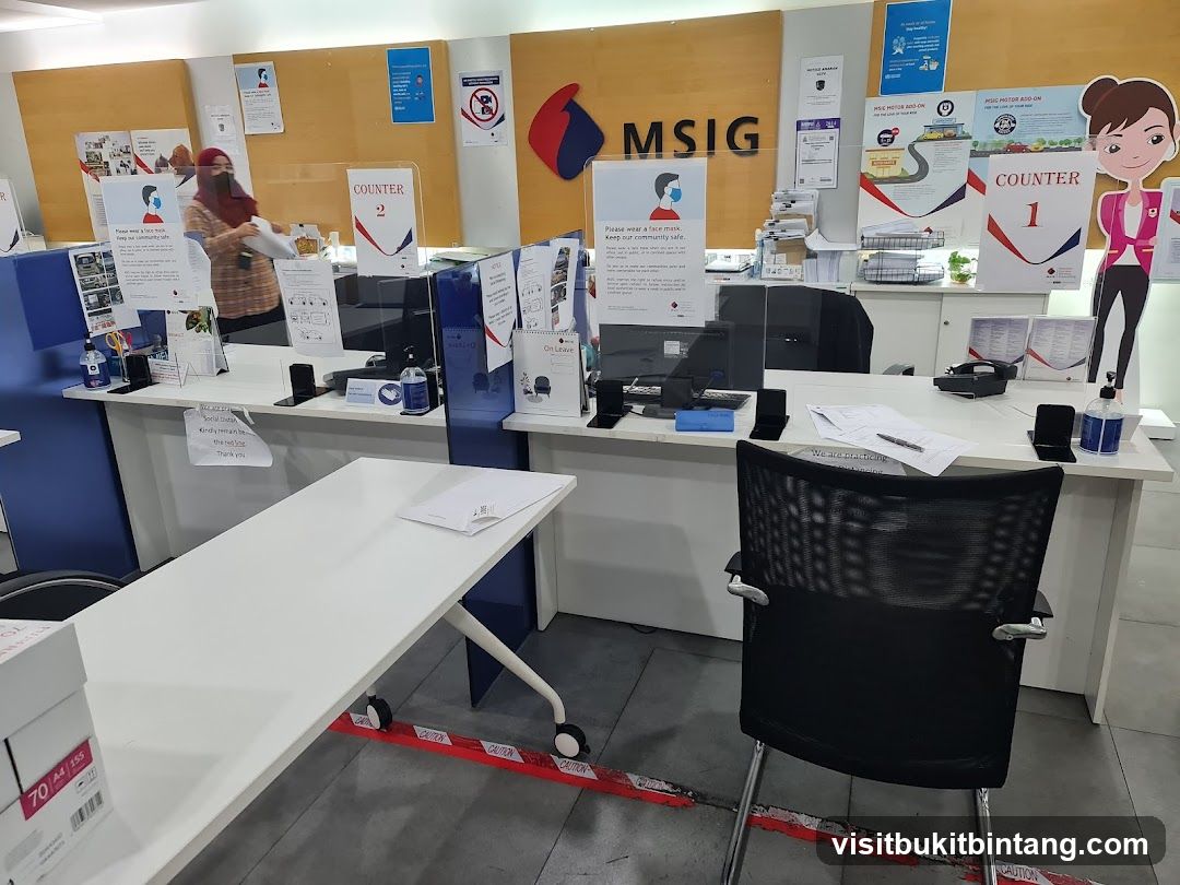 MSIG Service Counter