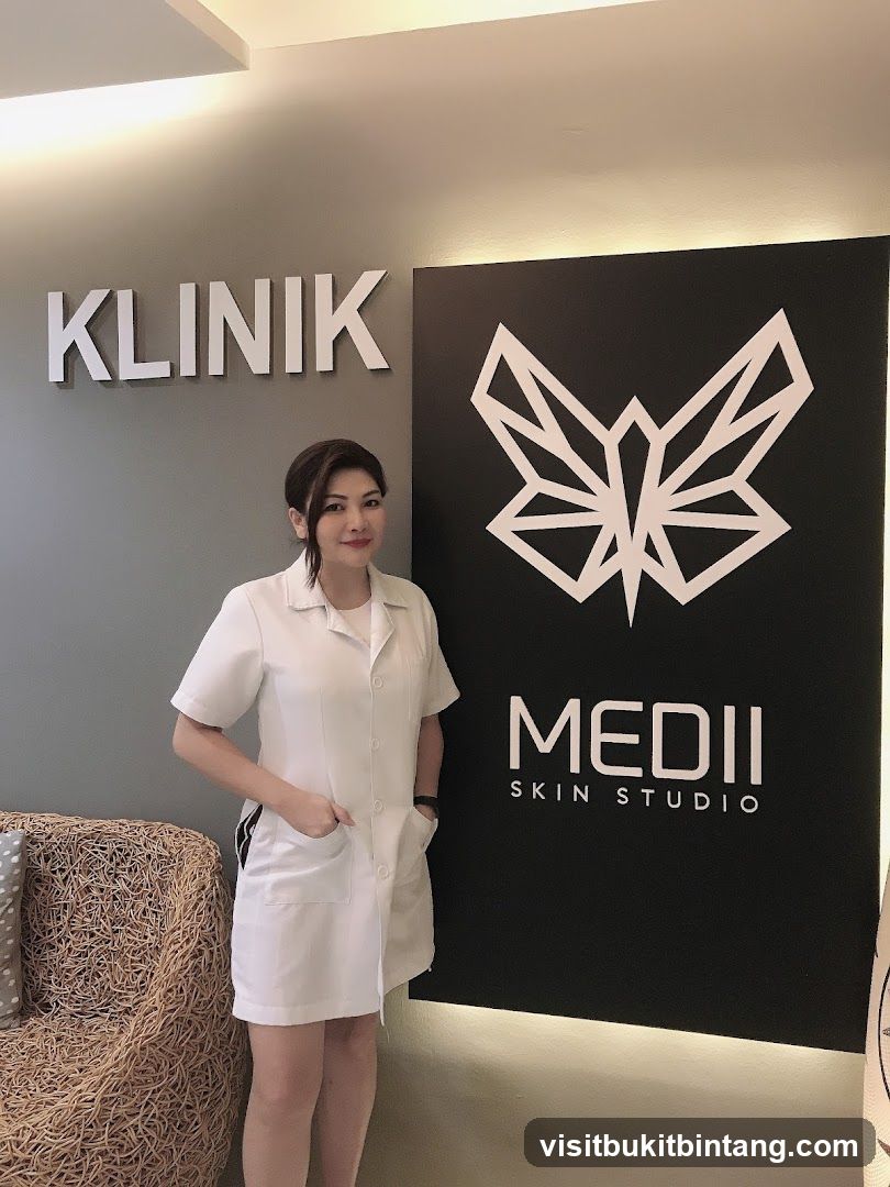 Woman in Lab Coat at Medii Skin Studio