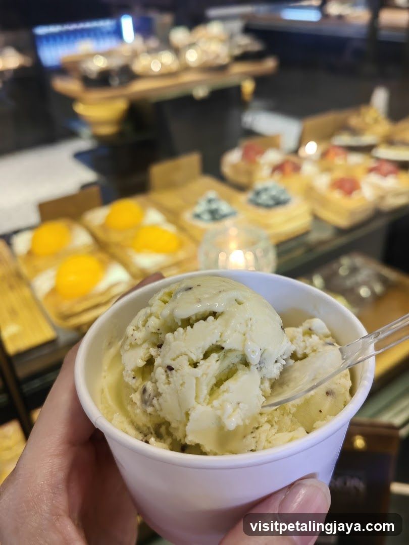 Ice Cream and Pastries Display