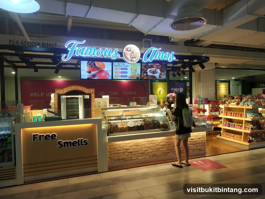Famous Amos Kiosk