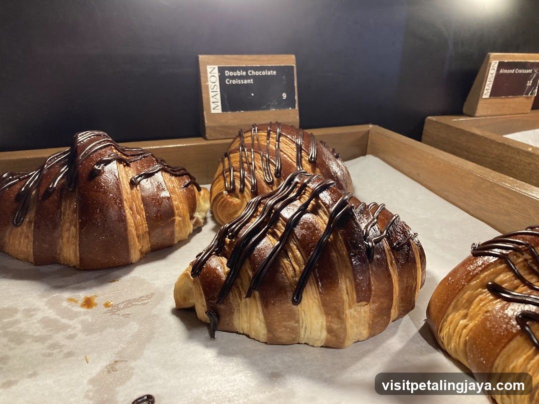 Chocolate Croissants Display