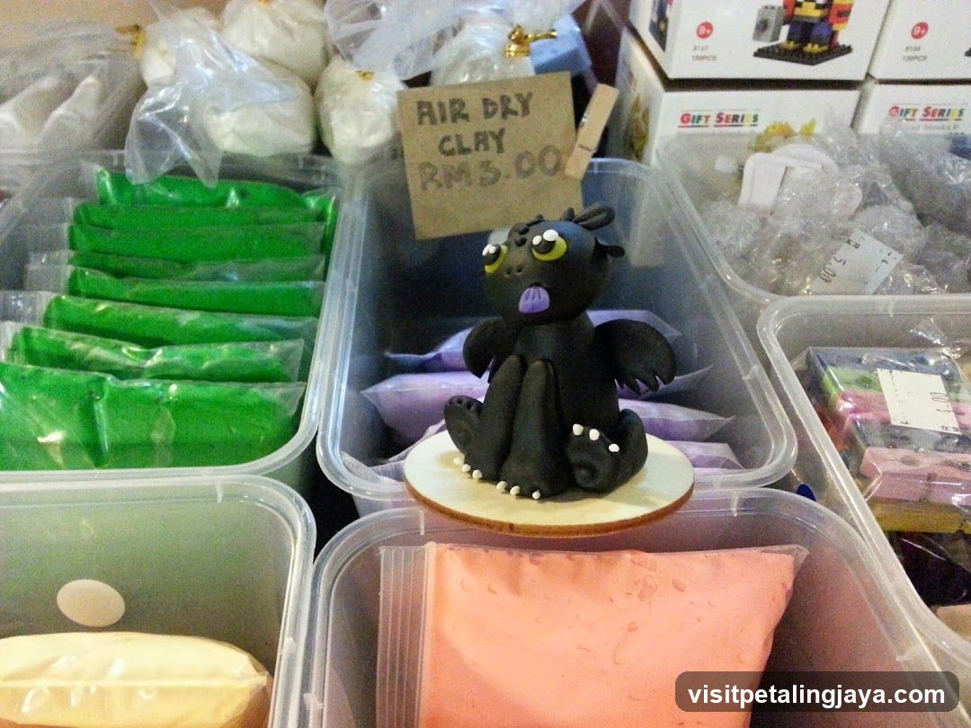 Air Dry Clay Display
